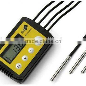 Four probe temperature data logger