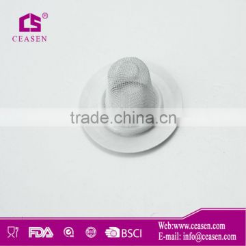 Stainless steel mesh sink strainer