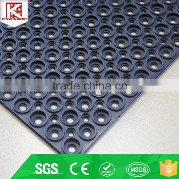 Hot sale commercial kitchen environment shock proof gym rubber bar mat