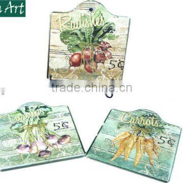 Carrots stoneware trivets