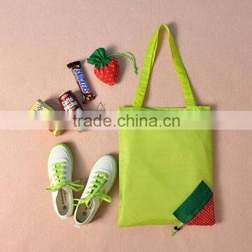 new design beautiful strawberry eco shopping bag, travel storage bag