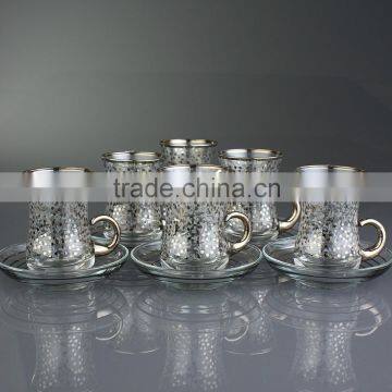 12 Pcs Glass Tea Set