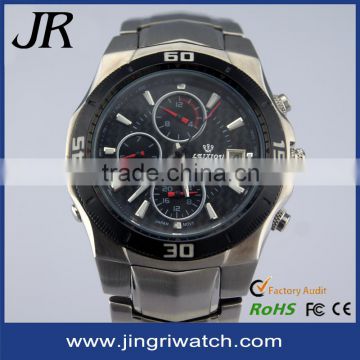 2016 hot selling factory offer data day lyghting in the bak cnc machined watch custom ice watchstainless