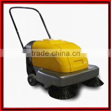 Small electric floor sweeper for indoor cleaning