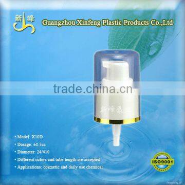 plastic small discharge lotion pump 24/410