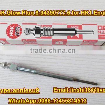 NGK Glow Plug 8-94390777-6 8943907776 8943907775 for HK1 Engine