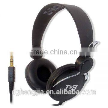 2015 new stereo portable headphone cell phone laptop Tablet PC leather headphone