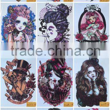 Men Body Tattoos Flash Waterproof Disposable Golden Tattoo Sticker Water Transfer Temporary Tattoo Wholesale Customized photo-2