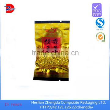 automatic printing vacuum plastic bag of red tea bag packing