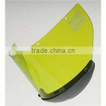 transparent petg visor and pc visor fireproof face shield manufacturer pass ANSI/ISEA Z87.1-2010