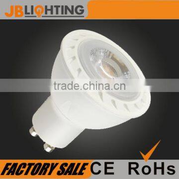 LED spotlight COB lighting GU10 7W 600lm 3000-7000K IC driver CE ROHS approved