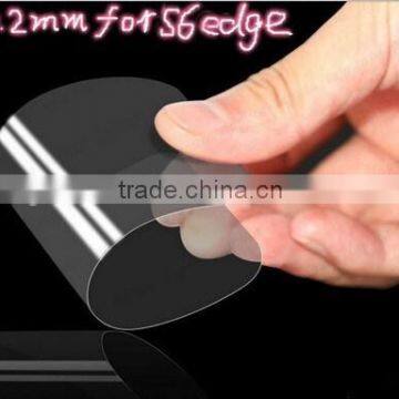 2015 Hot Selling High Quality 0.2mm 2.5D Cell Phone Tempered Glass Screen Protector for Samsung Galaxy S6 Edge photo-2