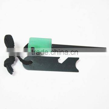 Green travel survival fire starter Emergency luminous fire flint