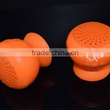 Silicon Mini Handfree Stereo Bluetooth Wireless Sucker Speaker for Mobile Phone