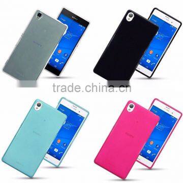 For New Sony Xperia Z3 Transparent TPU Gel Back Cover Case