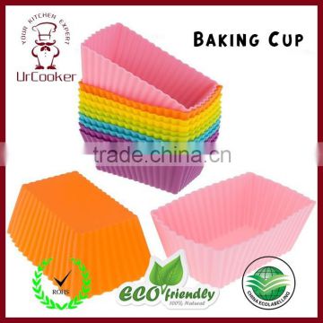 Mini Rectangle Reusable Cupcake and Muffin Baking Cup