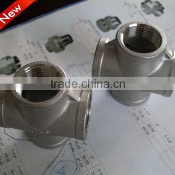 150PSI stainless steel BSP/NPT crosses pipe fittings