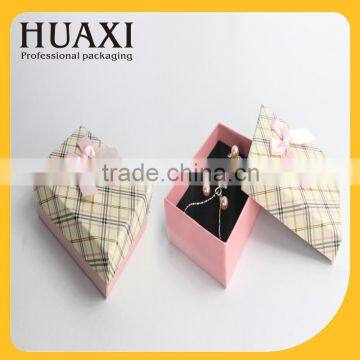 2016 luxury paper jewelry box custom logo