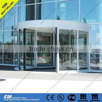 Russia PLANETALETO Shopping Mall, 2 wings automatic revolving door, GOST CE UL ISO9001 certificate