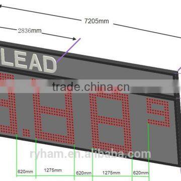 Customized Digital Led Gas Price Display Board/3G Control System/waterproof photo-5