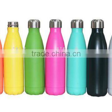 FDA LFGB Quality 750ml Stainless Steel Vacuum Coke Water Bottle photo-3
