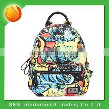 2015 New products cheap fashion school backpack for teenagers