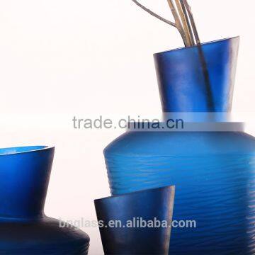 Promotion Modern Style Glass Vase Decor Cheap Blue photo-3