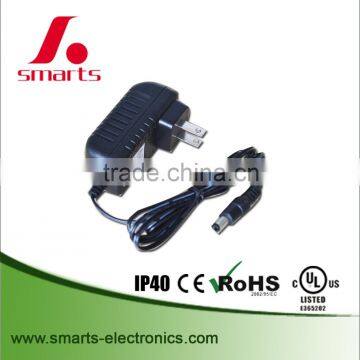ac dc Wall-mount type 12v 750ma 9w power adapter with eu us uk plug