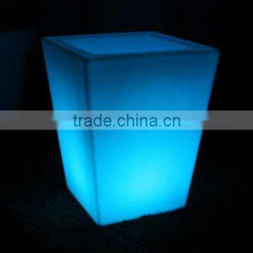 GR1240 LED Lighting Plastic Flower Pot/Planter, Garden Pot/Christmas Planter