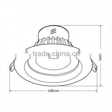 LED Downlight Down Light 12W Warm White 1000lm COB Downlight photo-4