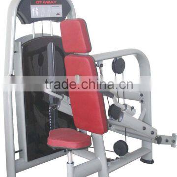 seated triceps extension fitness equipment