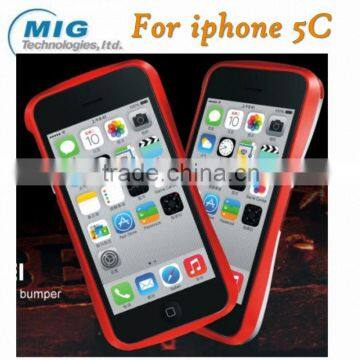 Mobile Phone Accessory Love Mei Brand Double Color Bumper Case AL Metal Case for Iphone 5C Case, for Iphone 5C Case 8 Colors