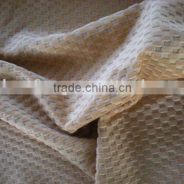 woven twill 100%cotton lattice velveteen fabric for sofa cover cloth