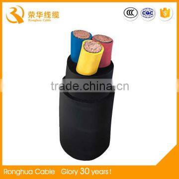 Oxidation Resistance Rubber Electrical Power Copper Conductor Rubber Cable photo-4