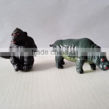 6 Design PVC Zoo Animal Set Toy For Kid