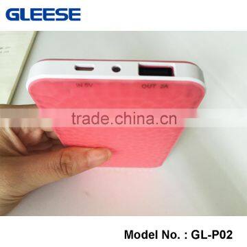 2016 Factory Price 6000mah Universal Mobile Cellphone Power Bank