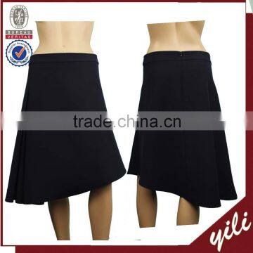 2016 A/W side long pictures short skirts women latest skirt design pictures