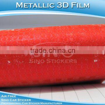 5FTx65.6FT Air BUBBLE Free 3D Metallic Chrome Car Stickers PVC Material photo-4