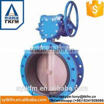 2015 TKFM hot sale soft sealing electric actuator epdm seat butterfly valve bolt cast iron wafer type