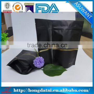 Matte Black Aluminum Foil Print Zip Lock Bags photo-3