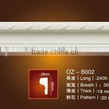 PU Carved panel moulding / classic cornice/Home&Interior decoration