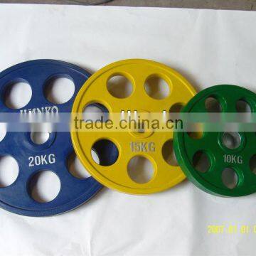 7 hole colored weight plate