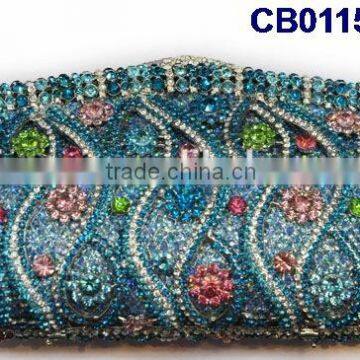 CB0115-32 2015 new design high quality fashion lady small handbag with nice shining stones decorate for party match dress