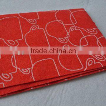 Super absorbent multi-purpose viscose & polyester nonwoven fabric printed wiping rags