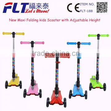 New maxi foldable &adjustable kick scooter with EN71 for child age