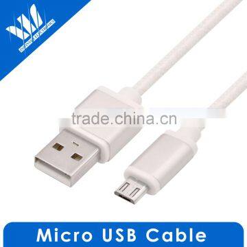 High speed 2.0 Micro USB Charging& Data Sync Cable for Cellphone