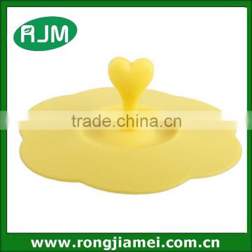 Personalized Shape FDA Collapible Silicone Lid Cover For Kinds Of Cups