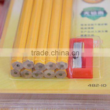 stationery products hb pencil eraser and pencil sharpener