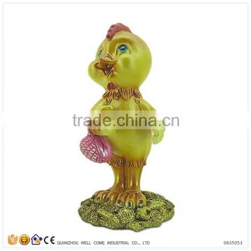 Resin Figurine Chinese Zodiac Animal Decorative Rooster