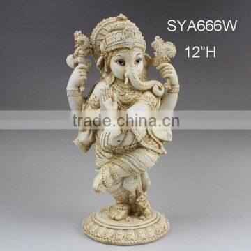 Home indoor decoration Hindu religious ganesha stone statue